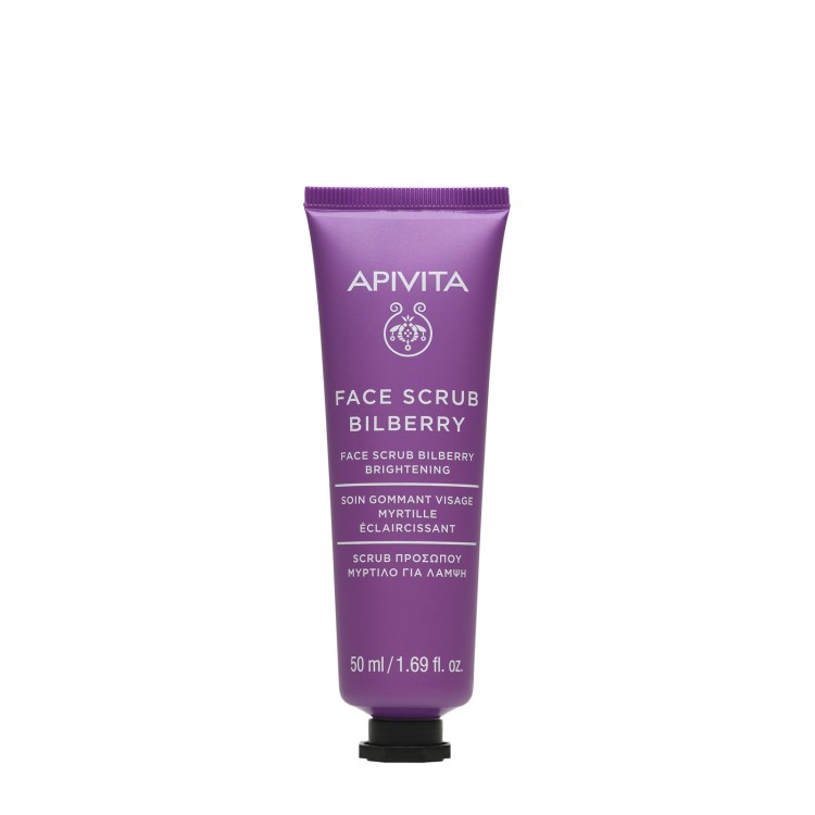 Apivita Face Scrub with Bilberry