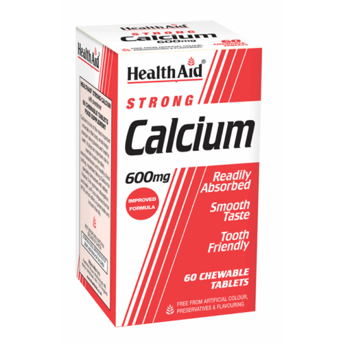 Health Aid Strong Calcium Tablets 60 x 600mg