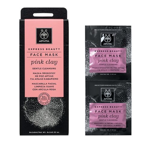 Apivita Express Beauty Gentle Cleansing Pink Clay 2x8ml