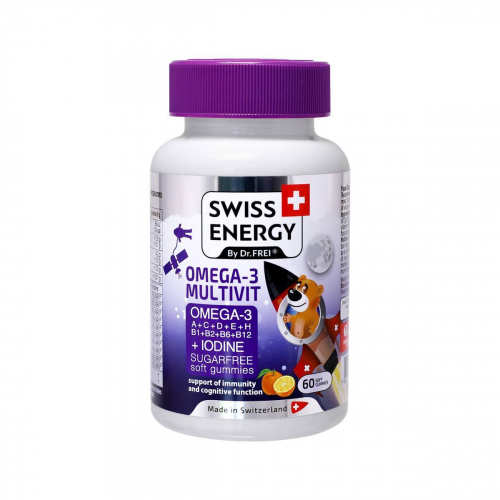 Swiss Energy Omega 3 Multivitamins 60 Soft Gummies