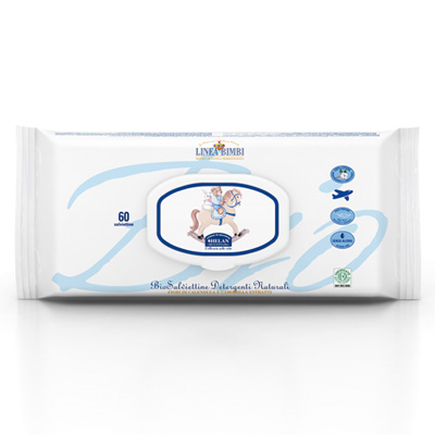 Linea Bimbi Nat Clean Bio Wet Wipes 60