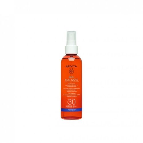 Apivita Bee Sun Safe Satin Touch Tan Perfecting Body Oil SPF30 200ml
