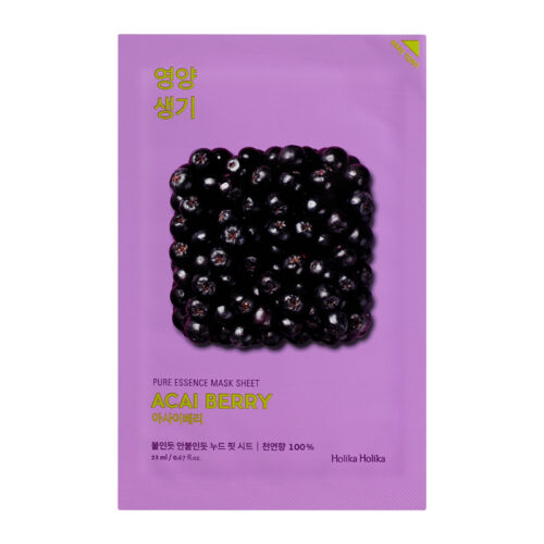 Holika Pure Essence Mask Sheet Acai Berry 23ml