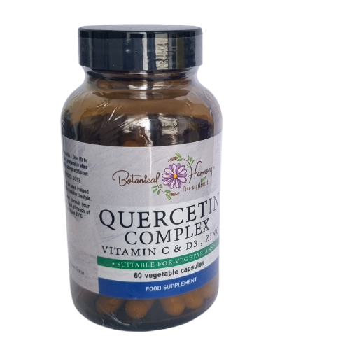 Botanical Harmony Quercetin Complex, Vit C & D3, Zinc, 60 capsules