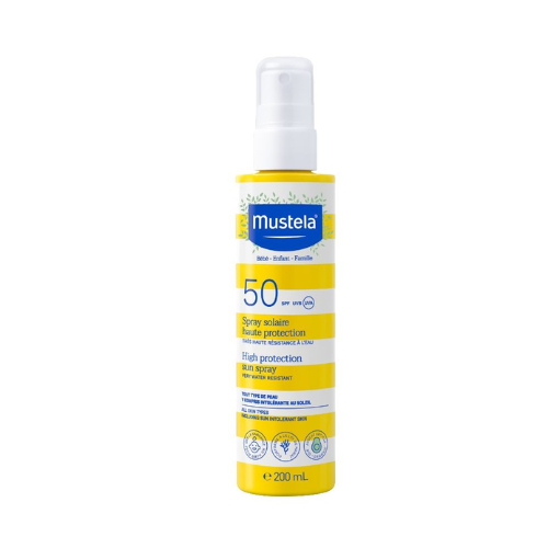 Mustela Bébé High Protection Sun Spray SPF50 - Special Offer, 200 ml