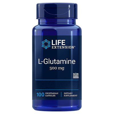Life Extension L-Glutamine 500mg, 100 capsules