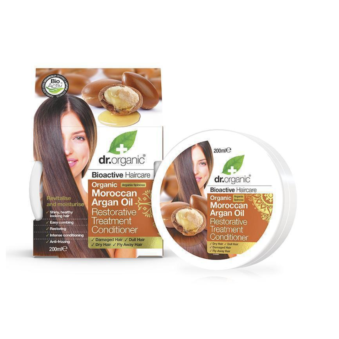 Dr. Organic Moroccan Argan Oil Restorative Treatment Conditioner, 200ml