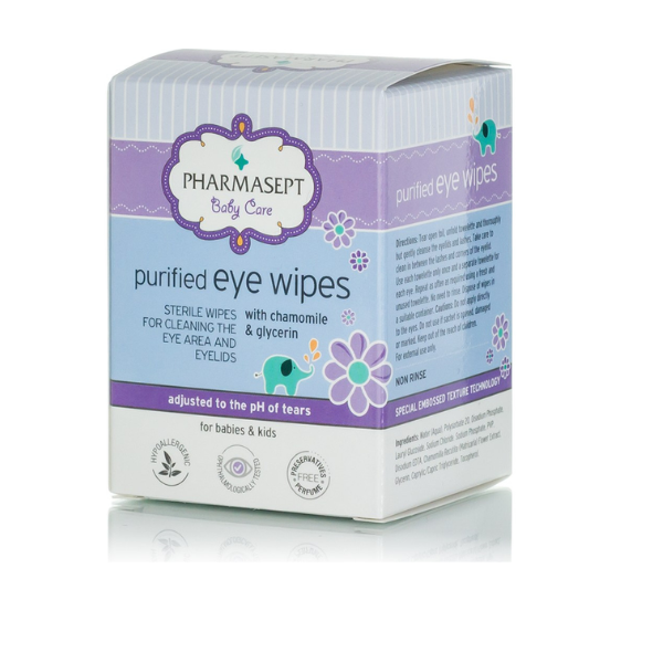 Pharmasept Sterile Purified Eye Wipes,10 pcs