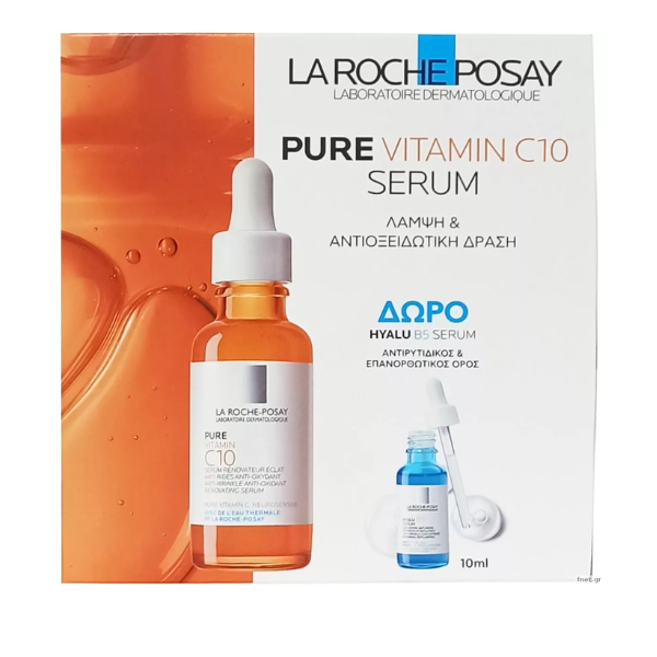 La Roche Posay Pure Vitamin C10 Serum + Hyalu B5 Serum, Promo Set