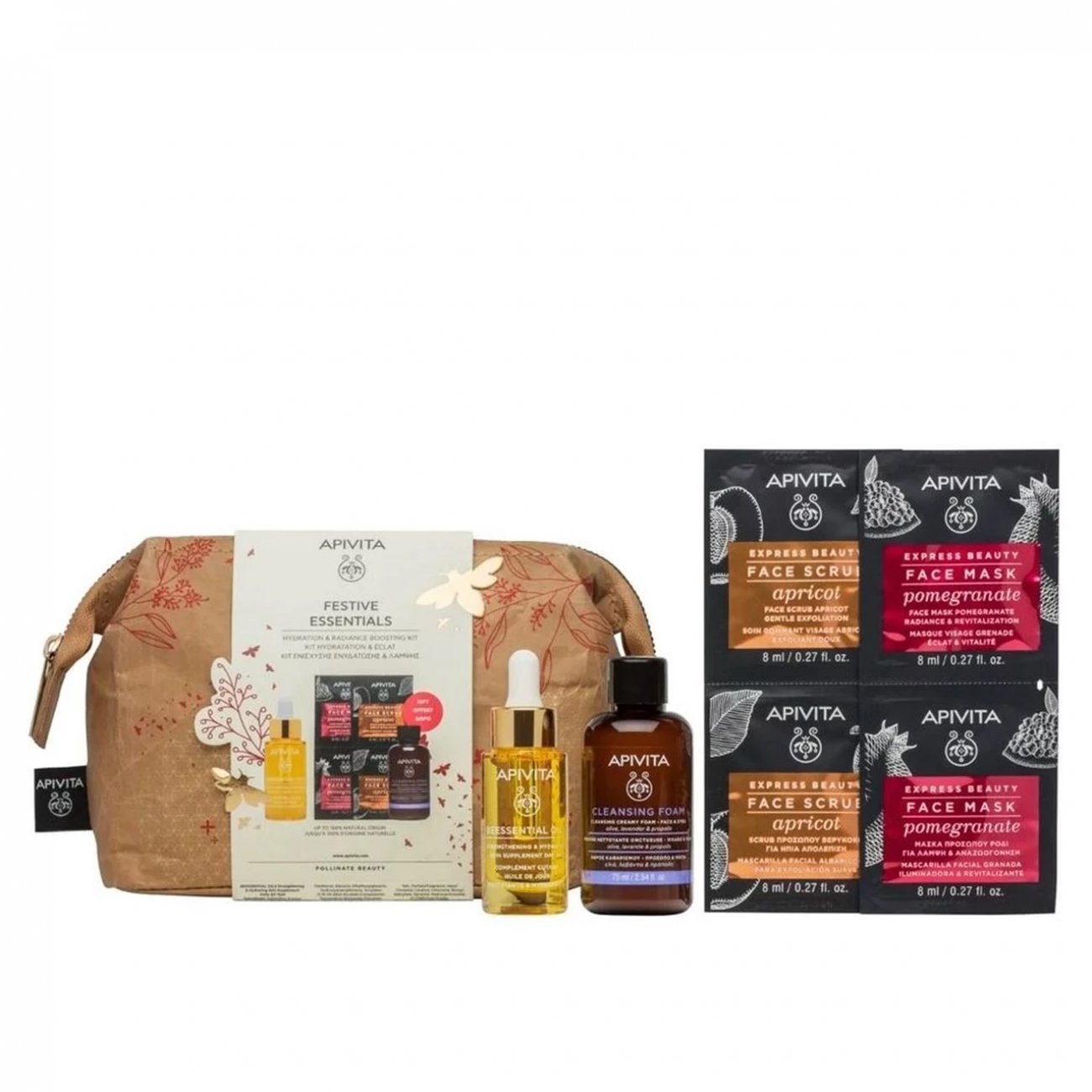 APIVITA Festive Essentials Hydration & Radiance Boosting Kit
