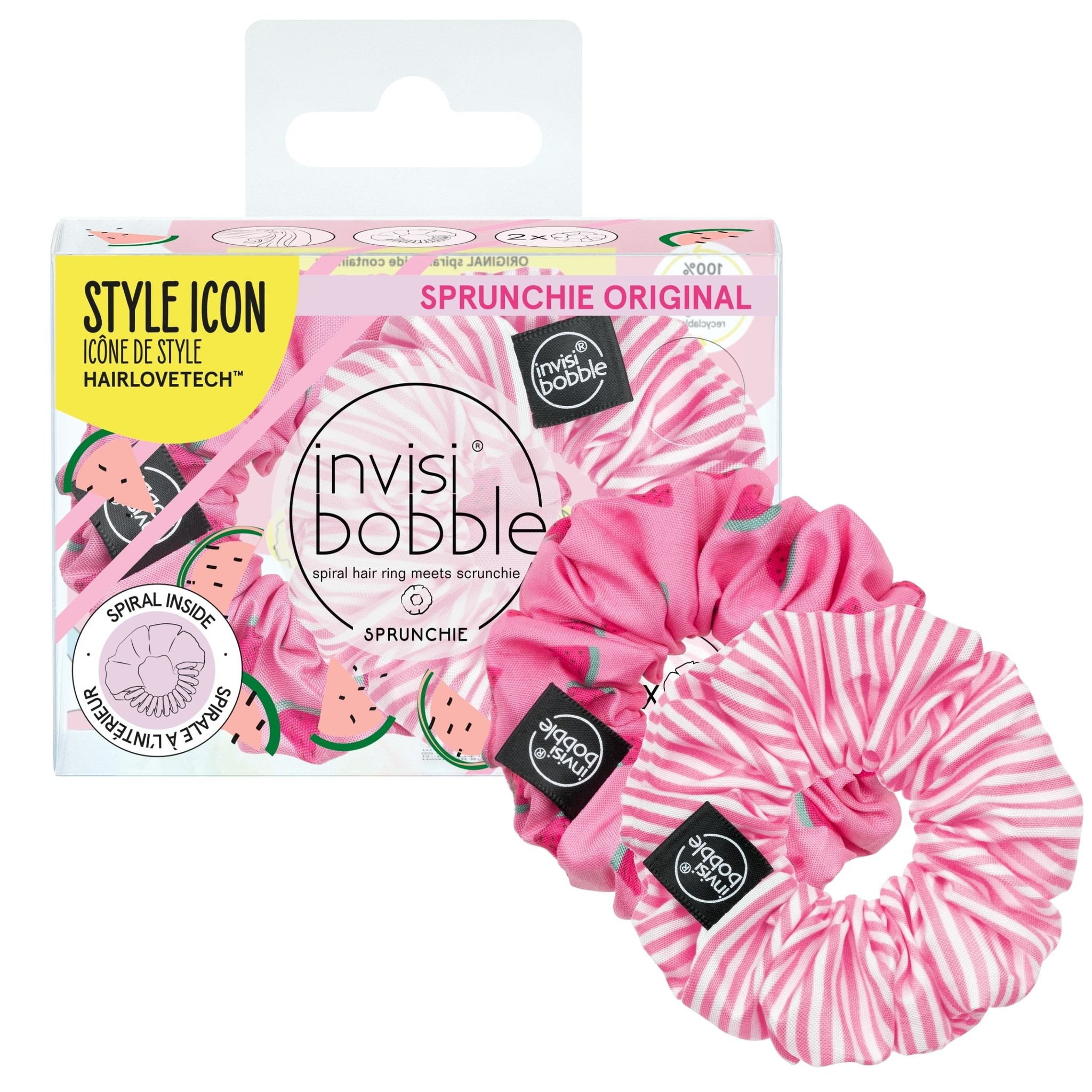 Invisibobble Sprunchie Original FRUIT FIESTA, x 2 hair rings