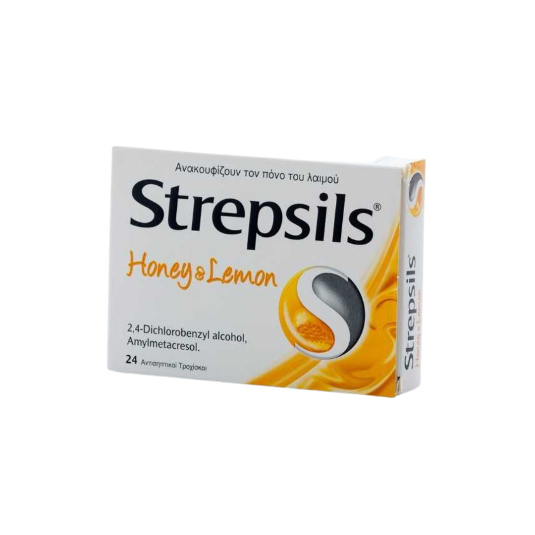 Strepsils Honey and Lemon Lozenges, 24