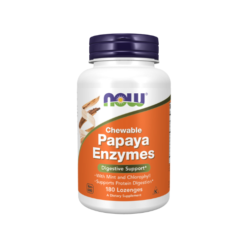 Now Papaya Enzyme, 180 chewable lozenges