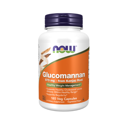 Now Glucomannan 575mg, 180 capsules
