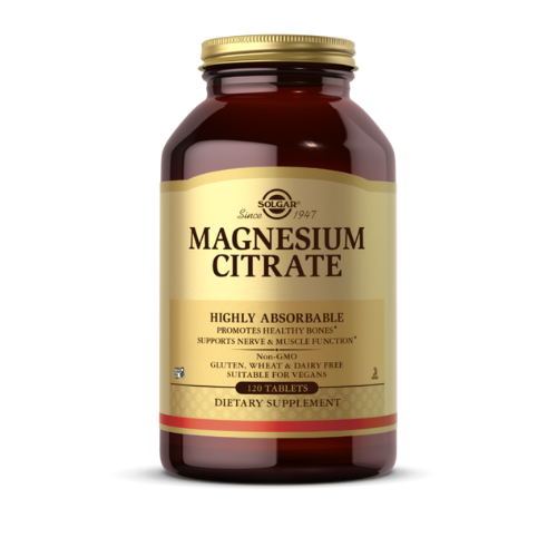 Solgar Magnesium Citrate 400mg, 120 Tabs