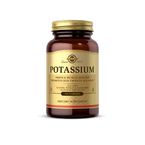 Solgar Potassium, 100 tablets