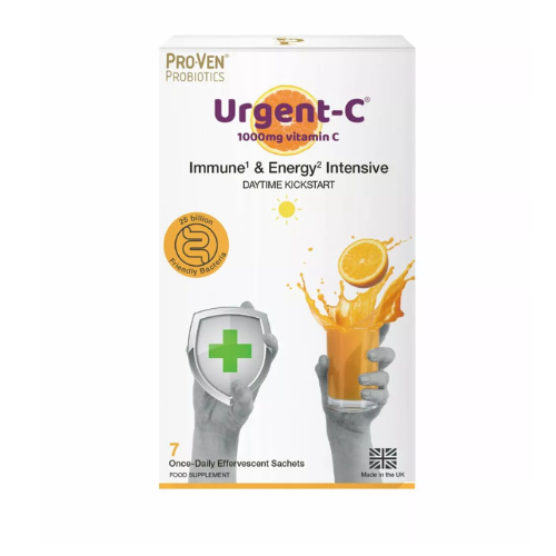 ProVen Probiotics Urgent-C Daytime Kickstart, 7 effervescent sachets