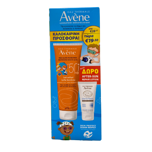 Avene SPF 50+ Lotion For Children + gift after-sun, 250ml