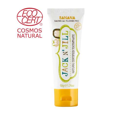 Jack N' Jill Natural Certified Toothpaste Banana, 50g