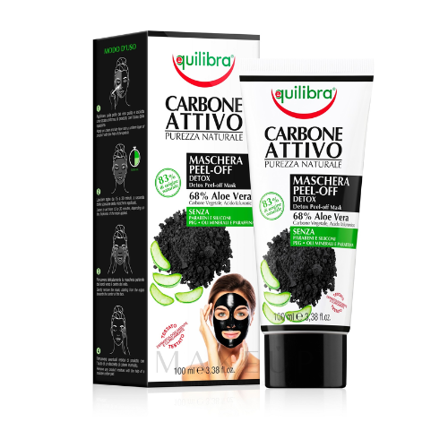 Equilibra Active Charcoal Peel-Off Mask, 100ml