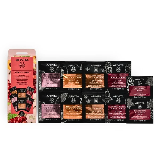 Apivita Vitality Snack, Face Masks Set