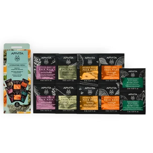 Apivita Hydrating Menu, Face Masks Set