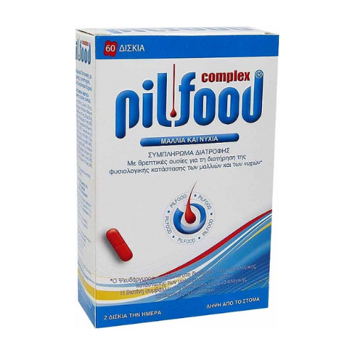 Pilfood Hair and Nails, 60 capsules