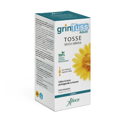 Aboca Grintuss Adult Cough Syrup, 132ml