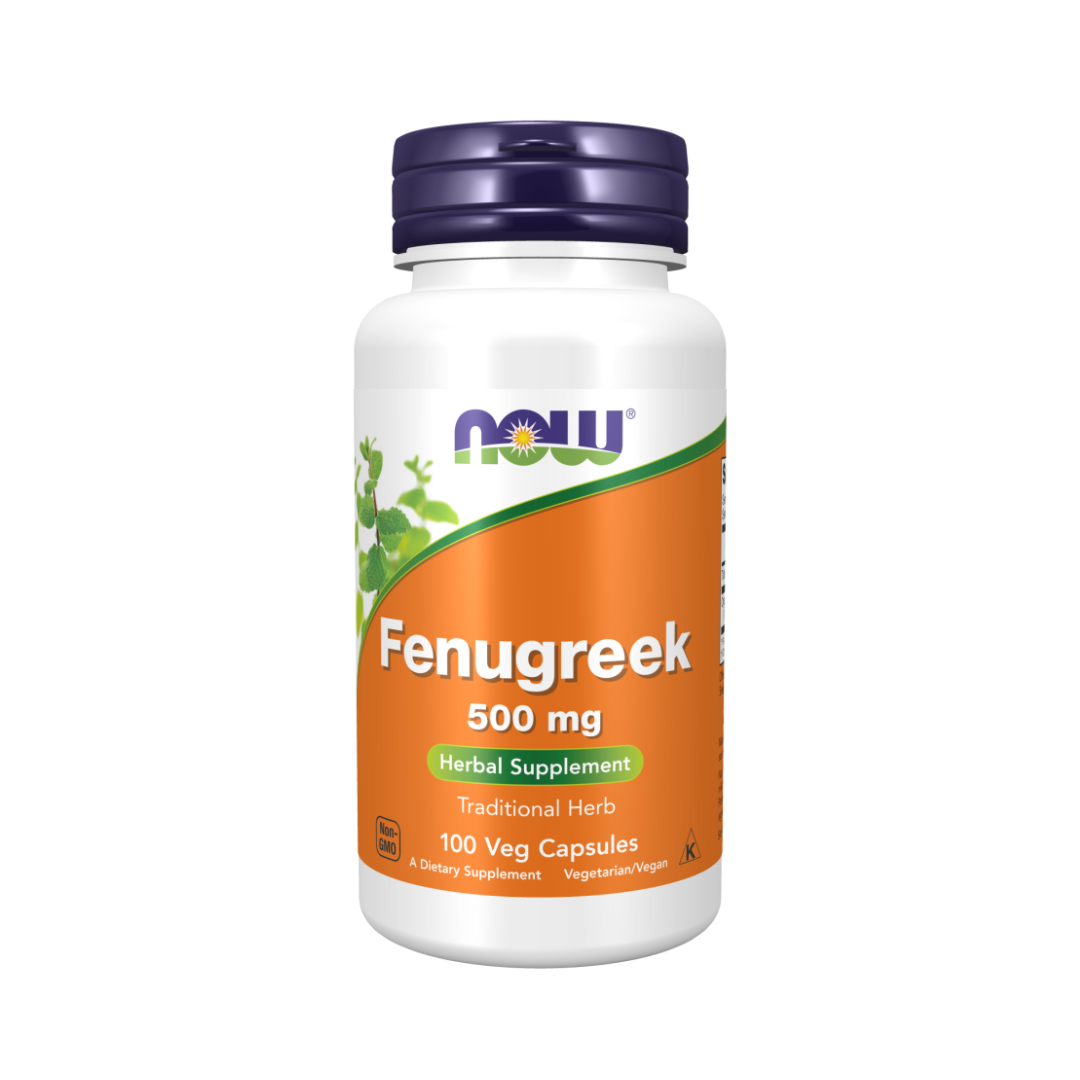 Now Fenugreek 500mg, 100 capsules