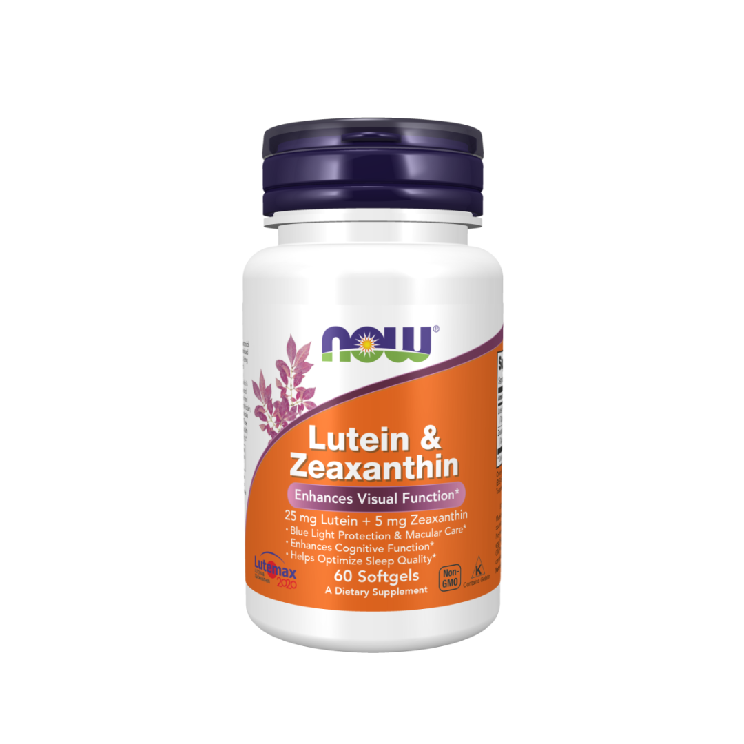 Now Lutein & Zeaxanthin, 60 capsules