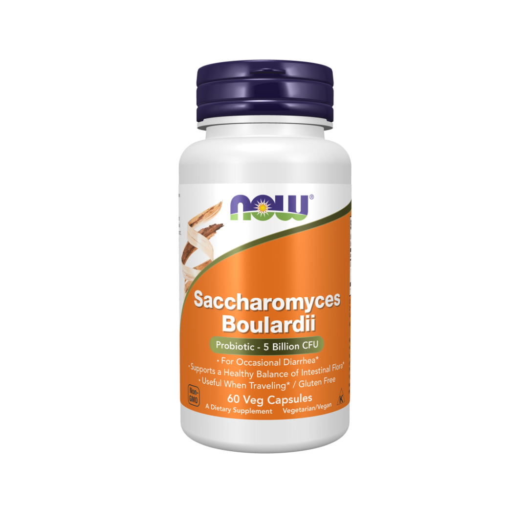 Now Saccharomyces Boulardii, 60 capsules